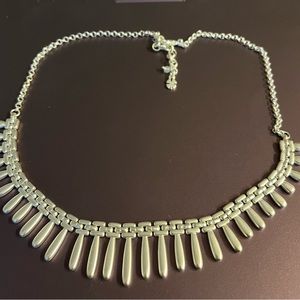 Lucky Brand Silver Toned  adjustable necklace